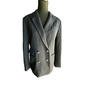 Antonio Melani‎ Black Double Breasted Blazer Jacket Womens Size 10 Career
